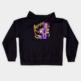 Abracababble Zig Zag (No Curtain) Kids Hoodie